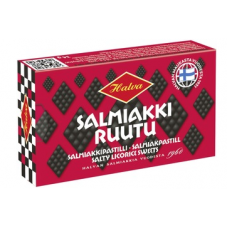 Пастилки с ксилитом Halva Salmiakkiruutu 34г