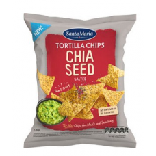 Чипсы Тортилья с семенами чиа Santa Maria Tortilla Chips Chia Seed 130г