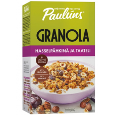 Мюсли с фундуком и финиками Pauluns Granola Hasselpahkina Ja Taateli 450г