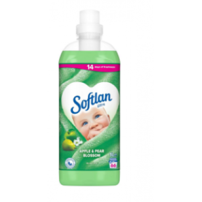 Кондиционер для белья Softlan Ultra Apple & Pear Blossom 1000мл яблоко груша