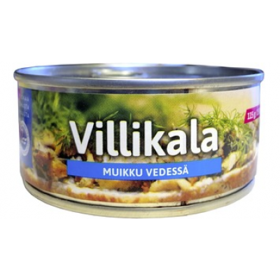 Ряпушка с луком и укропом Pielisen Kalajaloste Villikala Vedessa 150 г/115 г