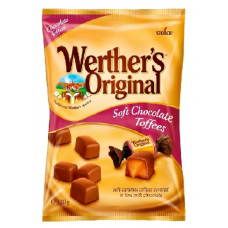 Ириски Werther's Original Chocolate kermatoffee 120г шоколадно-кремовые