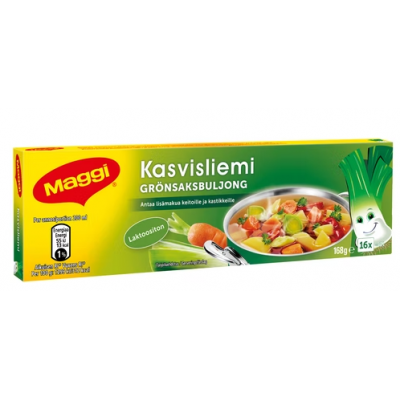 Овощные бульонные кубики Maggi Kasvisliemi 16 шт/168г