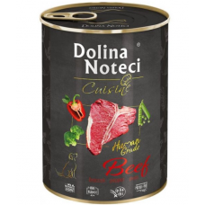 Консервы для собак DOLINA NOTECI Cuisine beef 400г говядина 