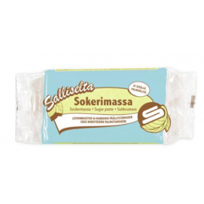 Сахарная паста Salliselta Sokerimassa vaaleansininen 250г голубая