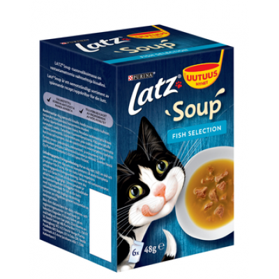 Суп для кошек LATZ Soup Fish Selection 6х48г треска