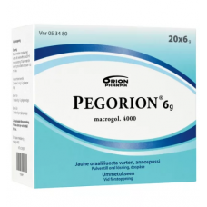 Препарат от запоров Pegorion 6г 20 пакетиков для взрослых и детей