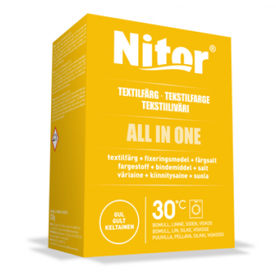 Текстильный краситель Nitor All in One 230г цвет желтый