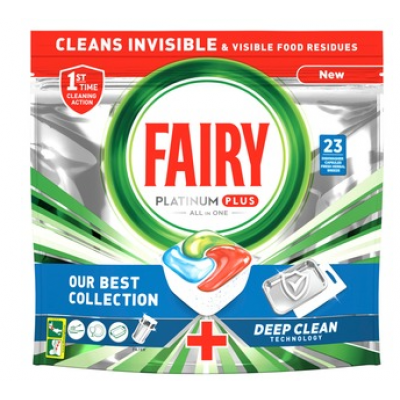 Таблетки для посудомоечной машины Fairy Platinum Plus All in One Deep Clean 23шт