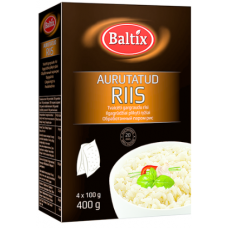 Пропаренный рис BALTIX Aurutatud riis 4 х 100 г в пакетиках 