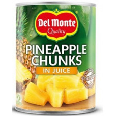 Кубики ананаса в соке Del Monte 560г