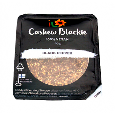 Веганский сыр с черным перцем Ilo Cashew Black Pepper 90г