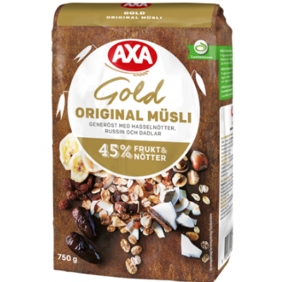 Мюсли AXA Musli Gold Original 750 г