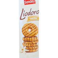 Печенье печочные колечки с ванилью Sondey liodoro vanilla 300г