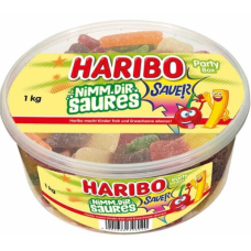 Жевательные конфеты HARIBO Nimm dir Saures 1000г в банке