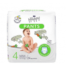 Подгузники Bella Baby Happy pants maxi 4 размер 8-14кг 24шт