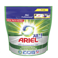 Кaпcулы для cтирки Ariel Allin1 Regular Pods 50шт