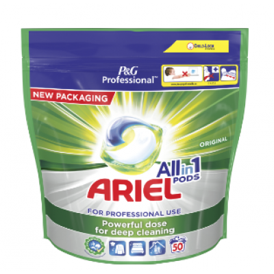 Кaпcулы для cтирки  Ariel Allin1 Regular Pods 50шт