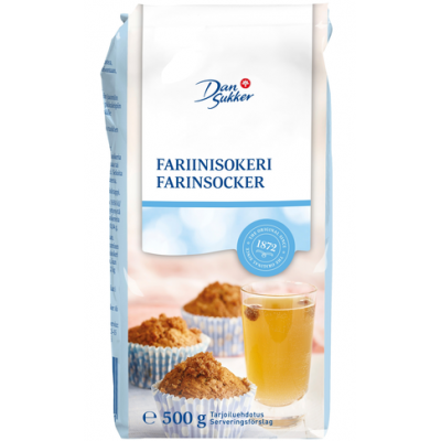 Коричневый сахар Dansukker Fariinisokeri 500 г