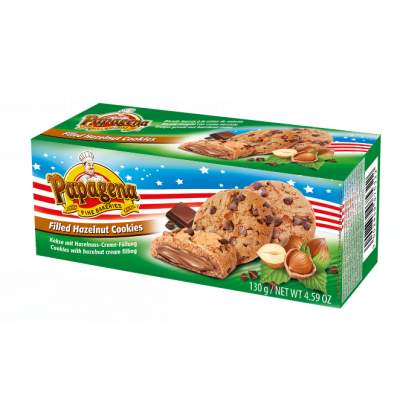 Американское печенье с шоколадной крошкой Papagena American Chocolate Chip Cookies 130г