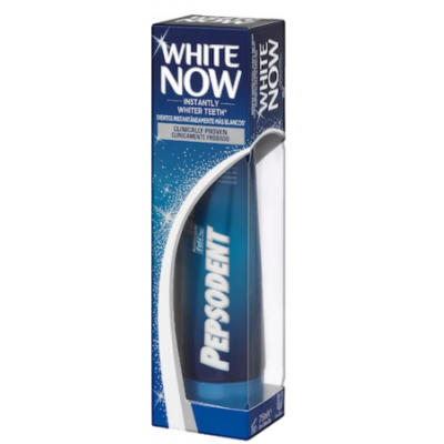 Отбеливающая зубная паста Pepsodent White Now 75 мл содержит фторид