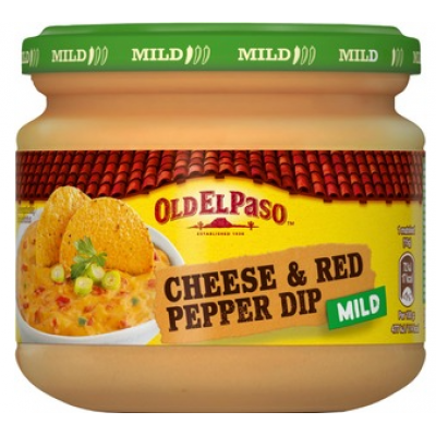 Соус Сырная сальса Old El Paso Cheese Red Pepper Dip 320г