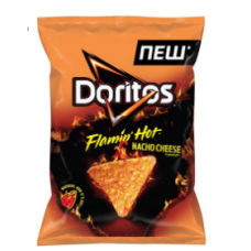 Кукурузные Чипсы Doritos flaming hot кукурузные со вкусом Начо 170г