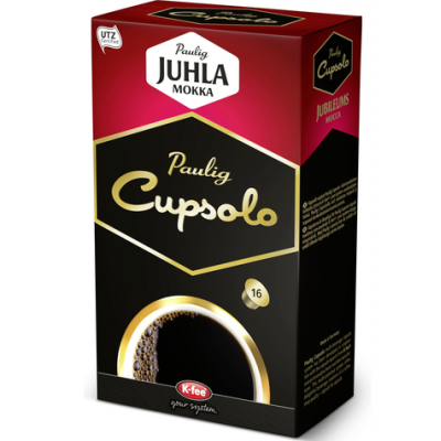 Кофе в капсулах Paulig Cupsolo Juhla Mokka UTZ 16шт