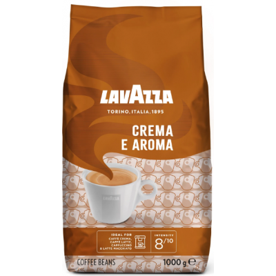 Кофе в зернах Lavazza Crema E Aroma 1000 г крепость 8/10