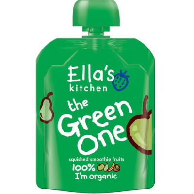 Органический фруктовый смузи Ella's Kitchen The Green One Organic 90г с 6 месяцев