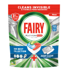 Таблетки для посудомоечной машины Fairy Platinum Plus All in One Deep Clean 52 шт