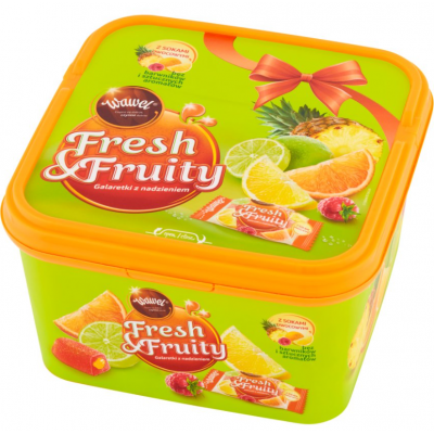 Желейные конфеты Wawel Fresh & Fruity Jellies 800г в коробке