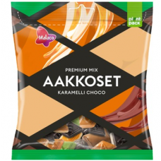 Кондитерская смесь Aakkoset Malaco Aakkoset Karamelli Choco Makeissekoitus 290г