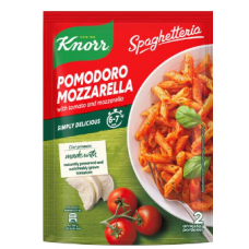 Паста с помидорами и моцареллой Knorr Spaghetteria Tomaatti-mozzarella 163г 2 порции