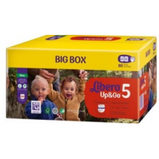 Подгузники Libero Up&Go Big Box размер 5 на вес 10-14кг 80шт