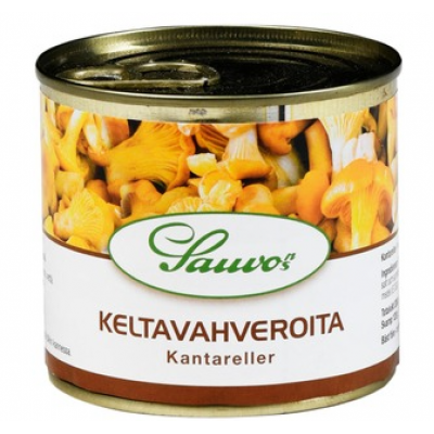 Лисички в рассоле Sauvon Keltavahveroita 200/120г в ж/б