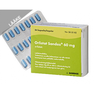 Препарат для похудения ORLISTAT SANDOZ 60 мг 84 капсулы