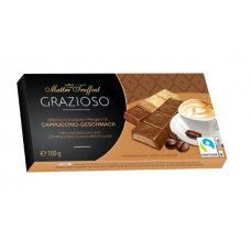 Шоколад Maitre Truffout milk chocolate with cappuccino 8x12,5г