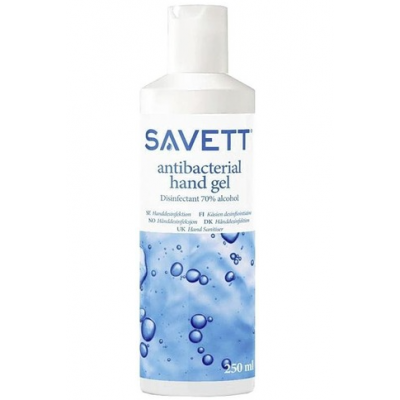 Дезинфицирующее средство для рук Savett Antibacterial Handgel Handgel 250мл