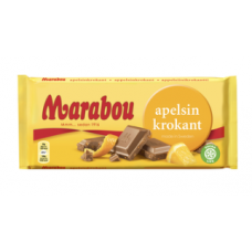 Плиточный шоколад Marabou Apelsiinikrokantti 200г с апельсином