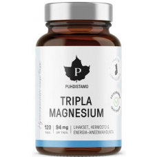 Пищевая добавка с магнием Puhdistamo Tripla Magnesium lisaravinne 120 шт/78г