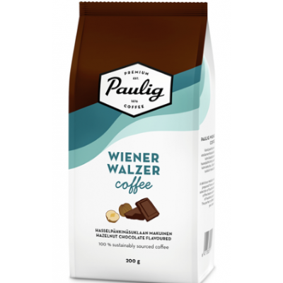 Молотый кофе Paulig Wienerwalzer Coffee 200г со вкусом лесного ореха и шоколада