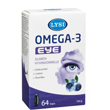 Рыбий жир в капсулах LYSI Omega-3 Eye 64 шт