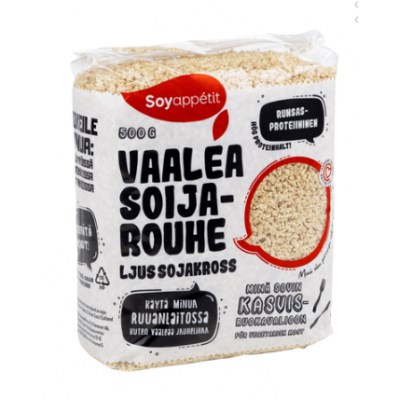 Белый соевый шрот Soyappetit Vaalea Soijarouhe 500г