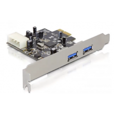 Внешний адаптер DeLOCK 2x USB 3.0 PCI Express