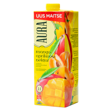 Сок нектар манго-абрикос Aura mango-aprikoosi nektar 1л