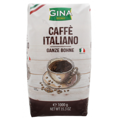 Кофе в зернах Gina Coffee Italiano 1кг