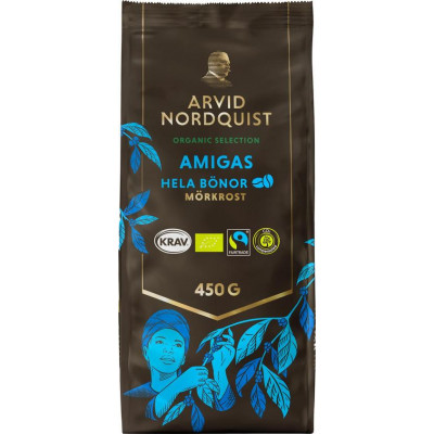 Кофе в зернах Arvid Nordquist Selection Amigas 500г