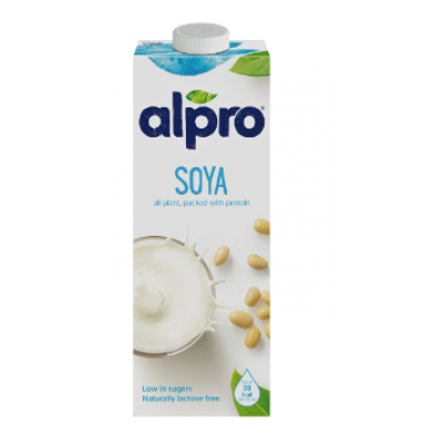 Оригинальный соевый напиток Alpro Soya 1л