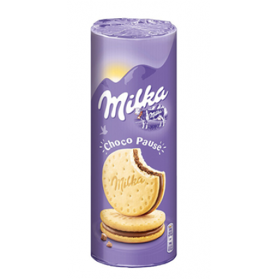 Печенье сэндвич с кремом из молочного шоколада Milka 260г